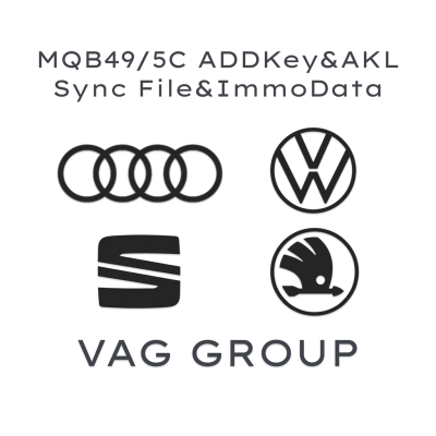 MQB49/5C Sync File and Immo Data for Add Key & AKL - AKS