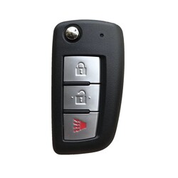 Nissan 3 buttons flip key shell - Nissan