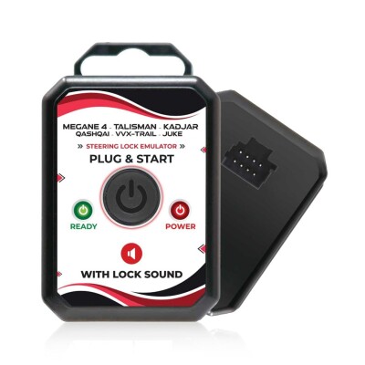 X-Trail Qashqai Juke Micra Talisman Megane4 Kadjar Steering Lock Simulator Emulator Plug and Start (Lock Sound) - Nissan