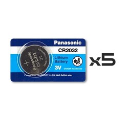 Panasonic - Panasonic CR2032 Lithium Battery 5pcs Original