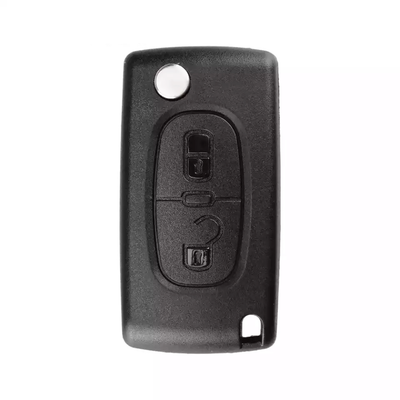 Peugeot 2 Buttons Flip Key Shell No battery holder - Peugeot