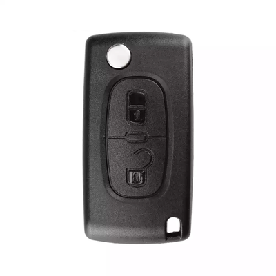 Peugeot 2Btn Flip Key Shell No battery holder - 1