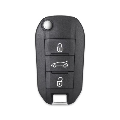 Peugeot 301 3Btn Flip Key Shell Cover - 1