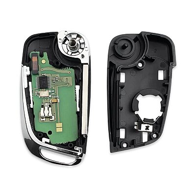 Peugeot 3Btn Modified Flip Key Shell (With Battery Holder) - 2