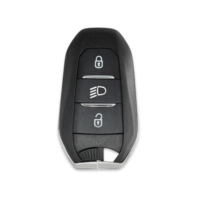 Peugeot 3Btn Smart Key Shell New Type Small Board with Light Button - Peugeot