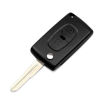 Peugeot 4007 4008 2Btn Flip Remote Key Shell - 2