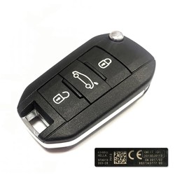 Peugeot 301 508 Flip Remote Key 434MHz Genuine - Peugeot