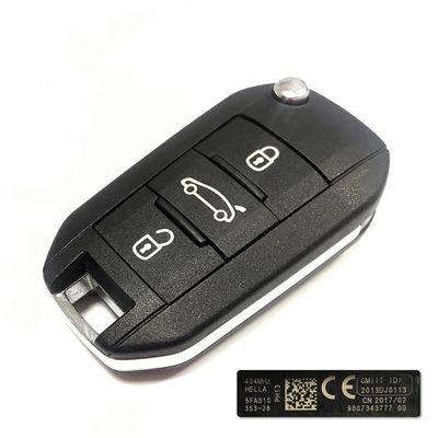 Peugeot 301 508 Flip Remote Key 434MHz Genuine - 1