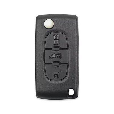 Peugeot Expert 3Btn Flip Key Shell (No battery holder) - Peugeot