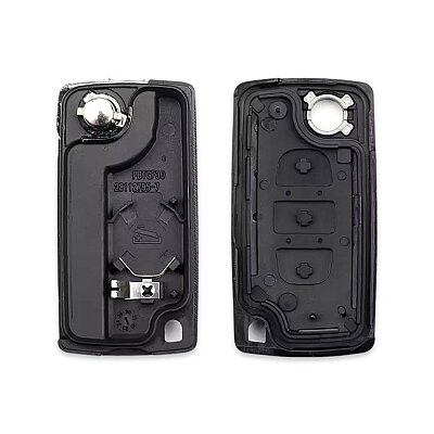 Peugeot Expert 3Btn Flip Key Shell (with battery holder) - 2