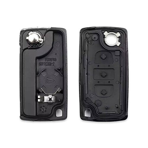 Peugeot Expert 3Btn Flip Key Shell (with battery holder) - 2