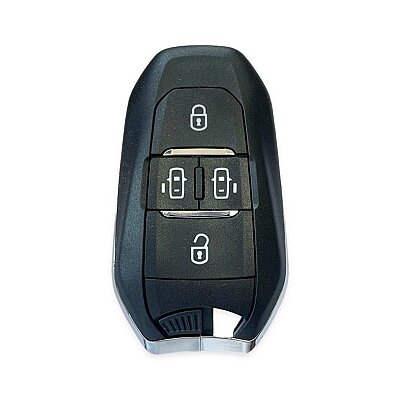 Peugeot Expert Traveller 4Btn Smart Key Shell - Peugeot
