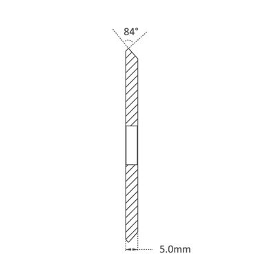 Raise P-730 Solid Carbide 80mm (84°) Angle Milling Cutter - 3