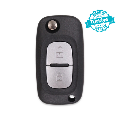 Ren 2Btn Flip Remote Key ID46 434MHz Made in Türkiye A+ Quality - Ren