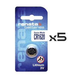 ​Renata CR1620 Lithium Battery 5pcs Original - Renata