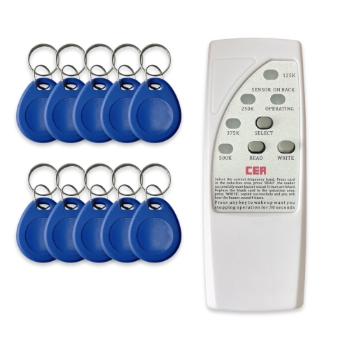 RFID Tag-Card Reader Copier Writer Duplicator Programmer with Blue Tag - 1