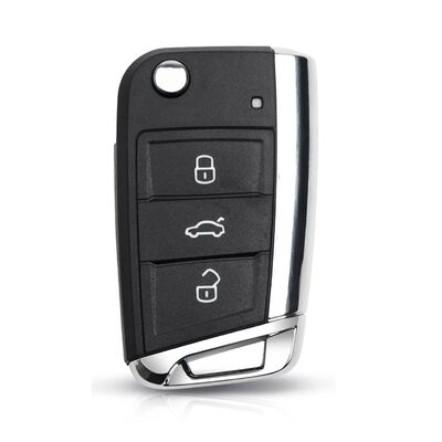 Seat MQB Chrome Flip Key Shell - 1