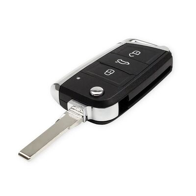 Seat MQB Chrome Flip Key Shell - 2