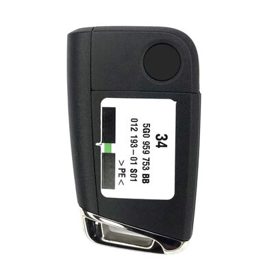 Skoda MQB Remote Flip Key 434MHz Genuine OEM - 3