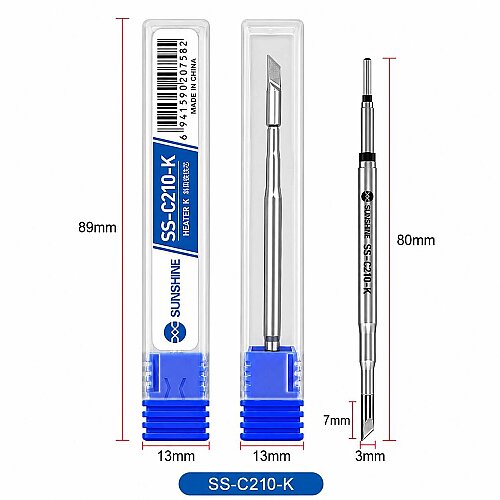 SS C210-K - Soldering Tip for T210 - 1