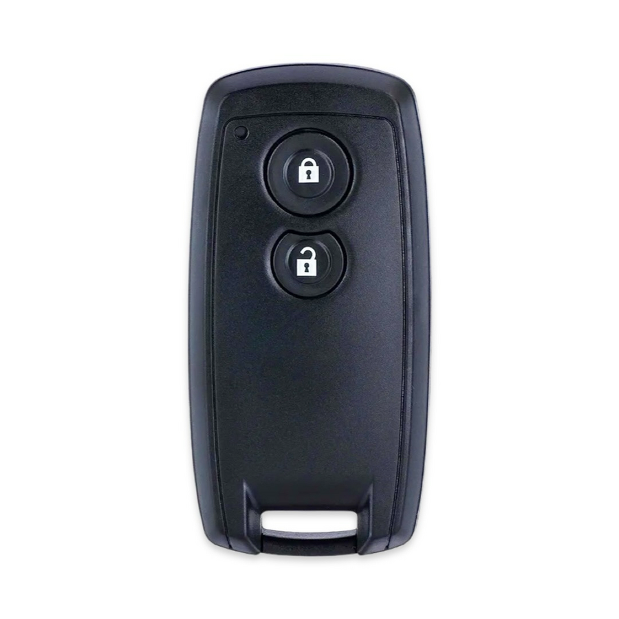 HIBEYO Custodia In Silicone Per Chiave Auto Suzuki - Con Portachiavi, Nera - 3