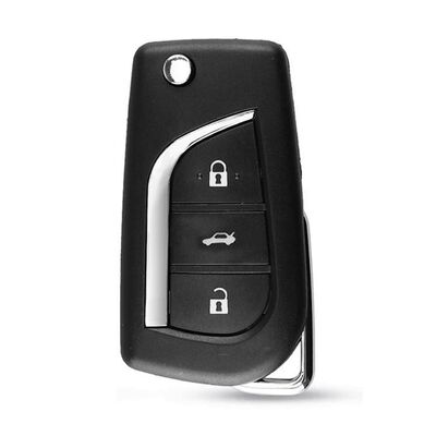 Toyota 3 Buttons Flip Key Shell (16xx battery) - 1