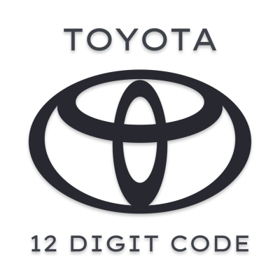Toyota 12 Digit Code - AKS