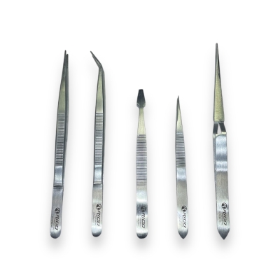 Tweezer Set of 5Pcs NoN-Magnetic - Rico