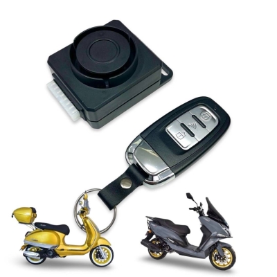 Universal China Motorcycle Keyless Entry Antitheft Alarm System 12V 433MHz - AKS