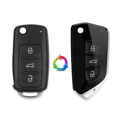 VW UDS 3Btn Modified Flip Key Shell - 1