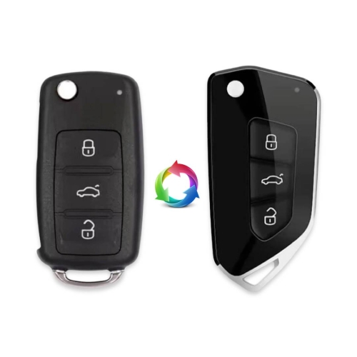 VW UDS 3Btn Modified Flip Key Shell - 1