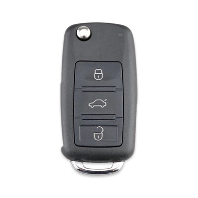 Volkswagen Touareg 3Btn Flip Key Shell - Volkswagen