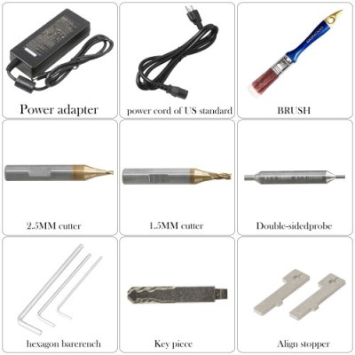 Xhorse Dolphin XP007 Manually Key Cutting Machine for Laser, Dimple and Flat Keys - 4