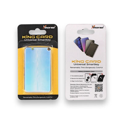 Xhorse King Card XSKC05EN Slimmest 4Btn Universal Smart Remote Key (Sky blue) - 3