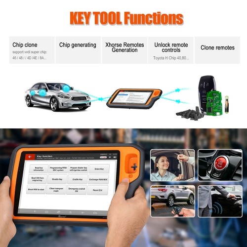 Xhorse VVDI Key Tool Plus Pad Full GL Version with 1 Year MB Tokens+1 Year Copy48 Tokens (3 tokens/day) - 2